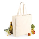Cotton canvas classic shopper