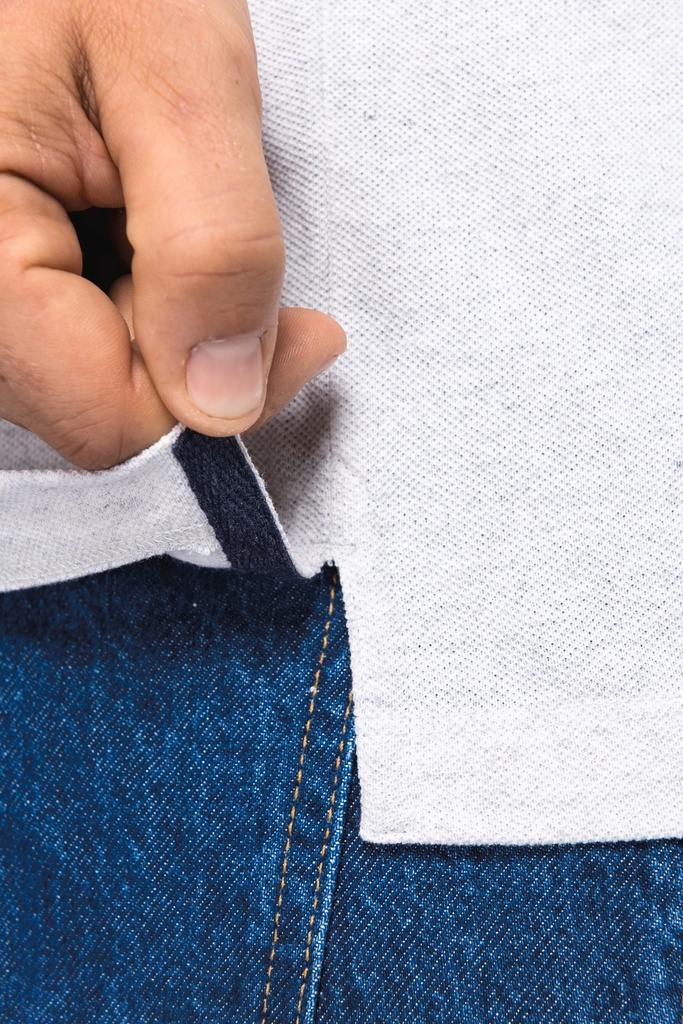 Eco-friendly men’s recycled polo shirt