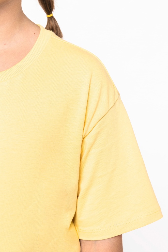 Eco-friendly kids' oversize t-shirt