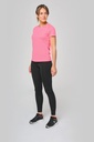 Ladies' short-sleeved sports T-shirt