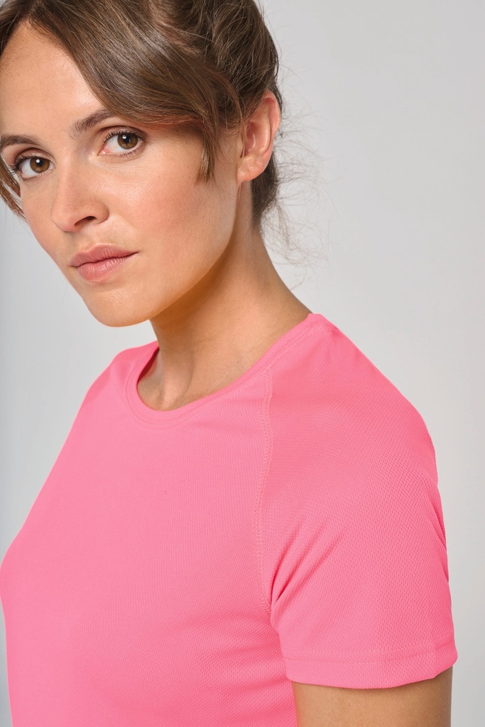 Ladies' short-sleeved sports T-shirt