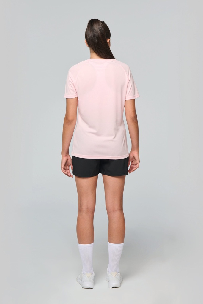Ladies' short-sleeved sports T-shirt