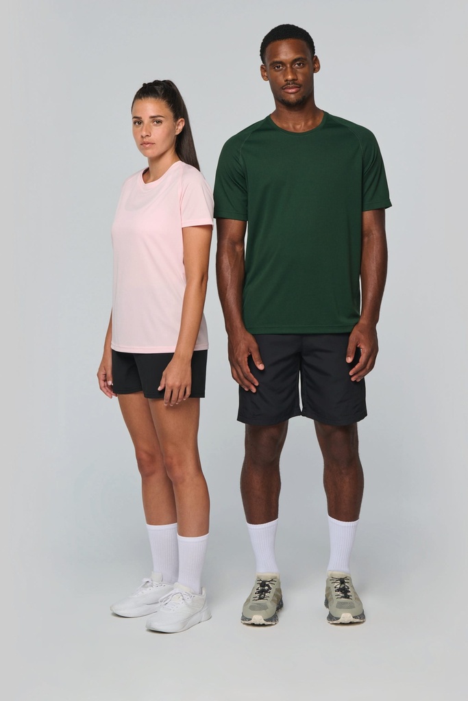 Ladies' short-sleeved sports T-shirt