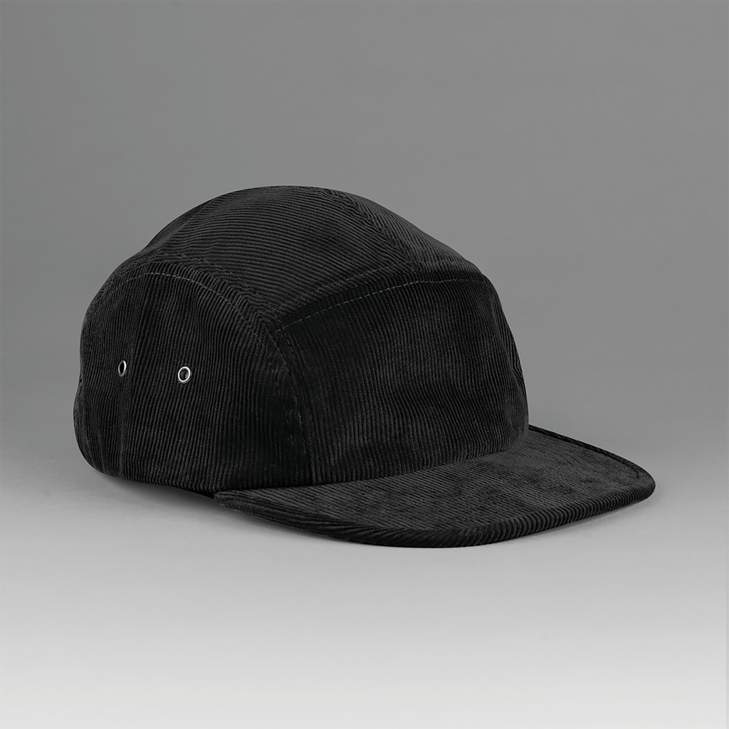 5-panel velour camper cap