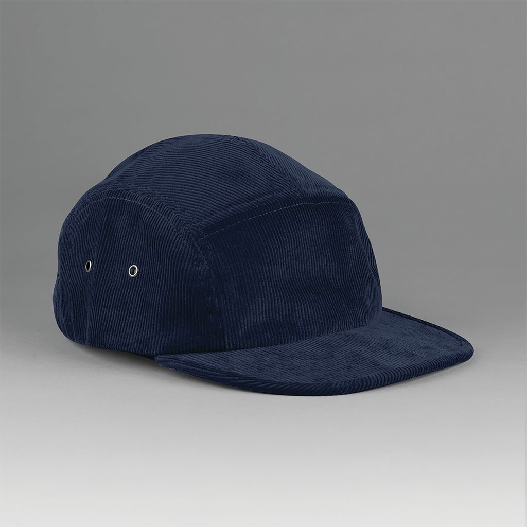 5-panel velour camper cap