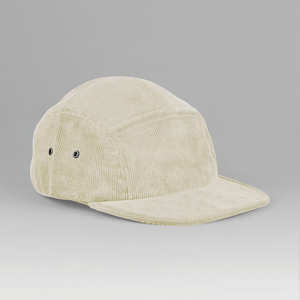 5-panel velour camper cap