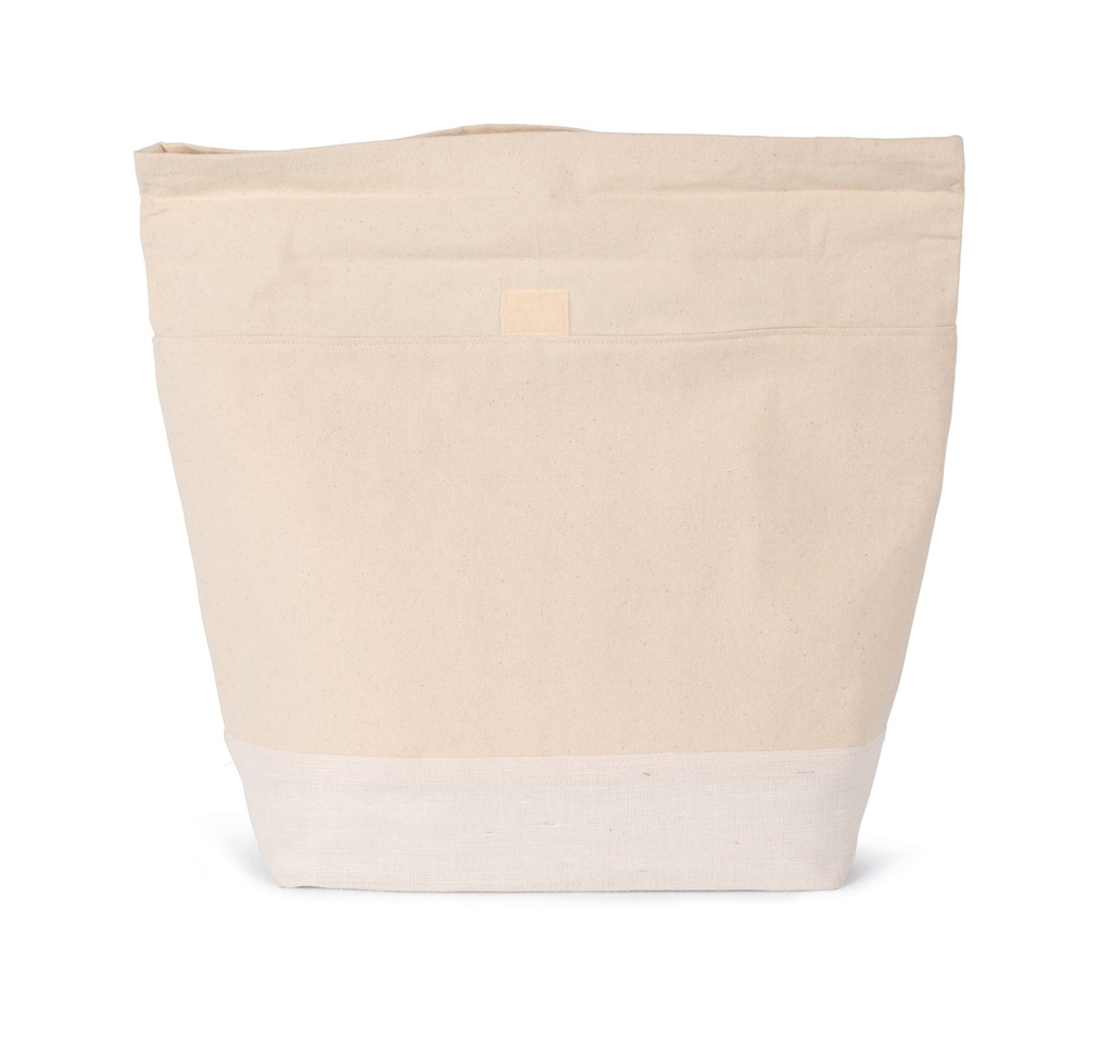 Cooler bag with rolltop fastening