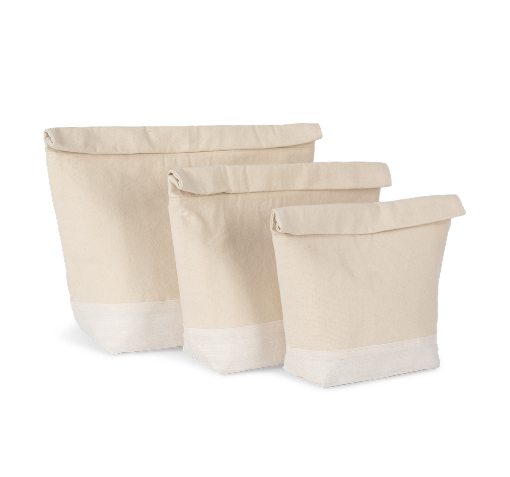 Cooler bag with rolltop fastening
