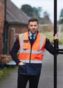 Hi-vis padded bodywarmer