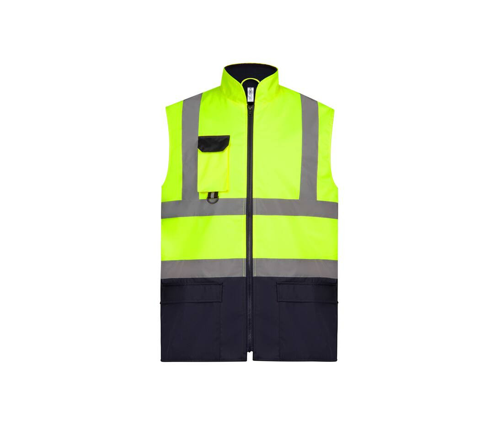 Hi-vis padded bodywarmer