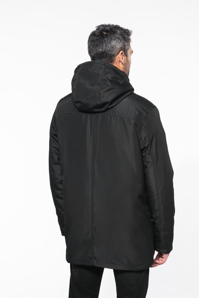 Parka with removable hood