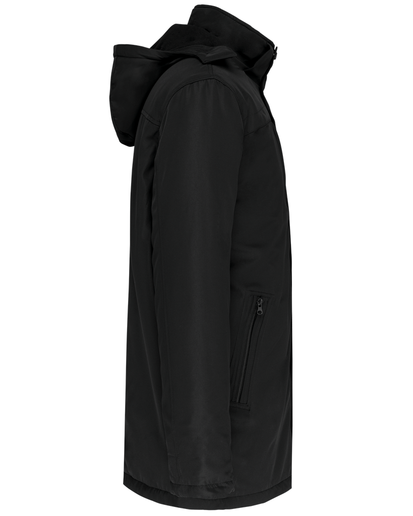 Parka with removable hood