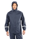 Prism PU waterproof jacket with reflective strips