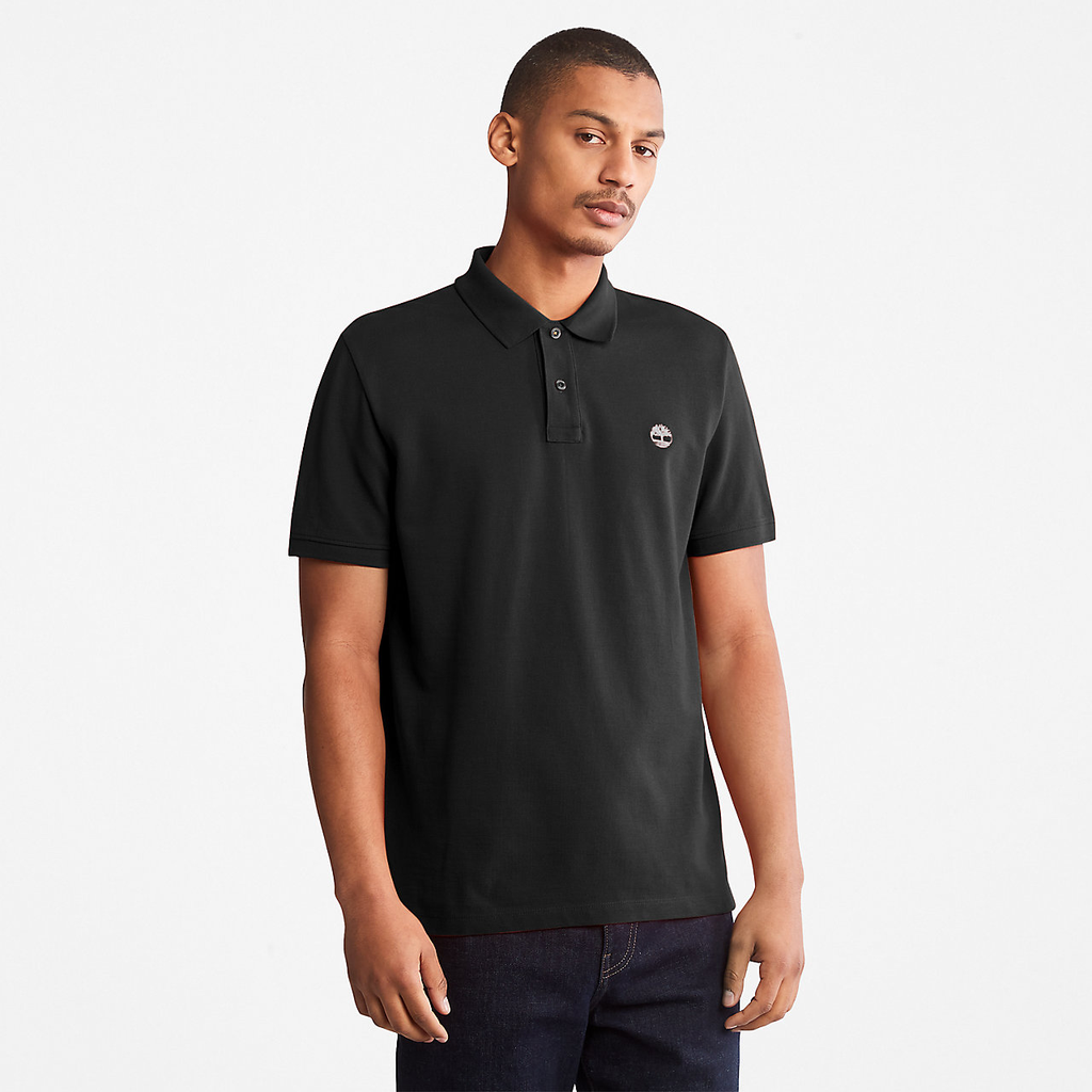 Millers River short-sleeved organic cotton piqué polo shirt