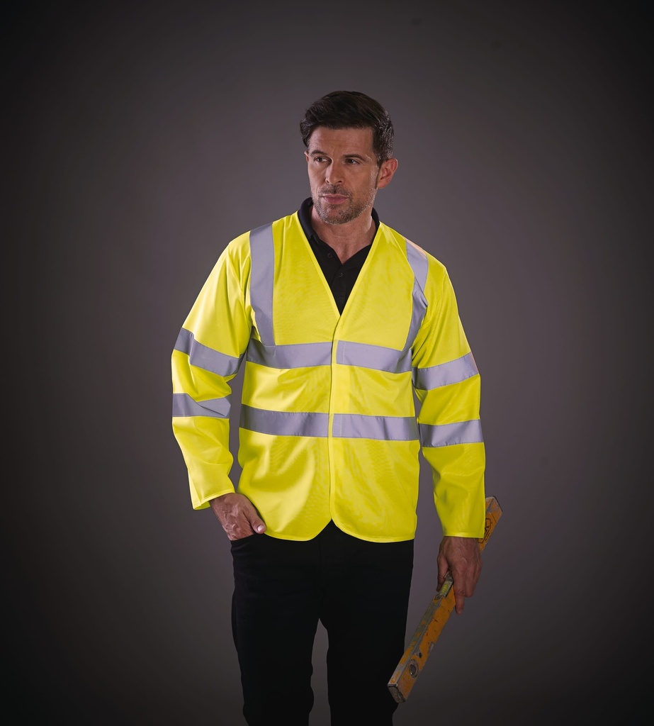 Long-sleeved Hi-vis vest