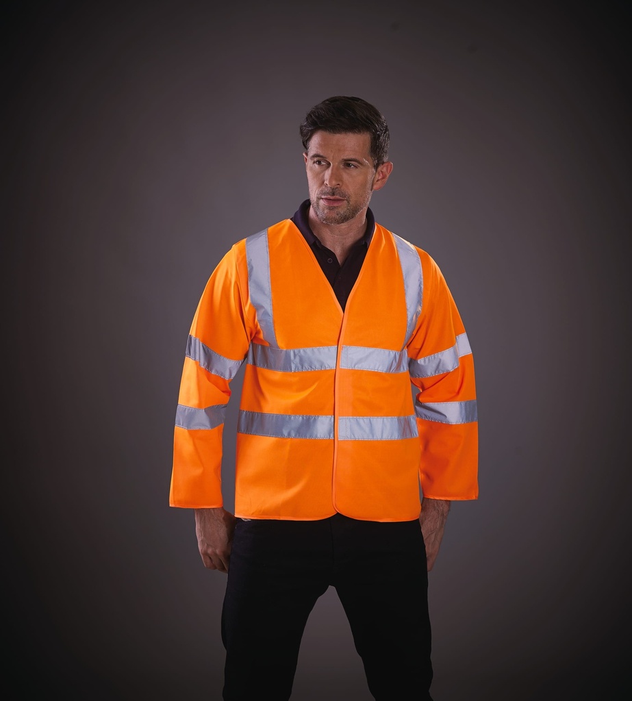 Long-sleeved Hi-vis vest