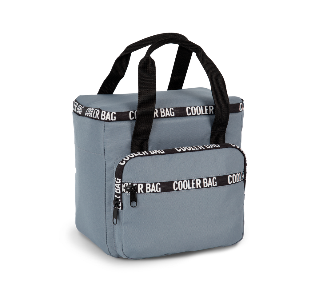 Recycled cooler bag with front pocket - Kimood