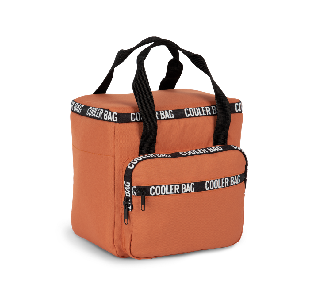 Recycled cooler bag with front pocket - Kimood