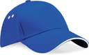 Men ultimate 5 panels cap - contrast sandwich peak - Beechfield®