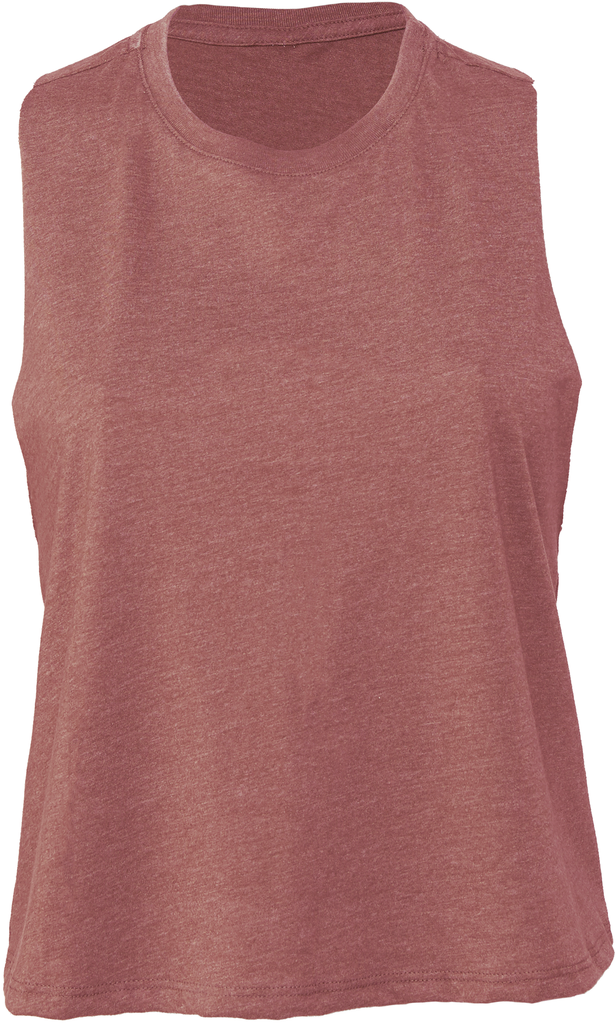 Ladies' Racerback Cropped Tank - BELLA+CANVAS