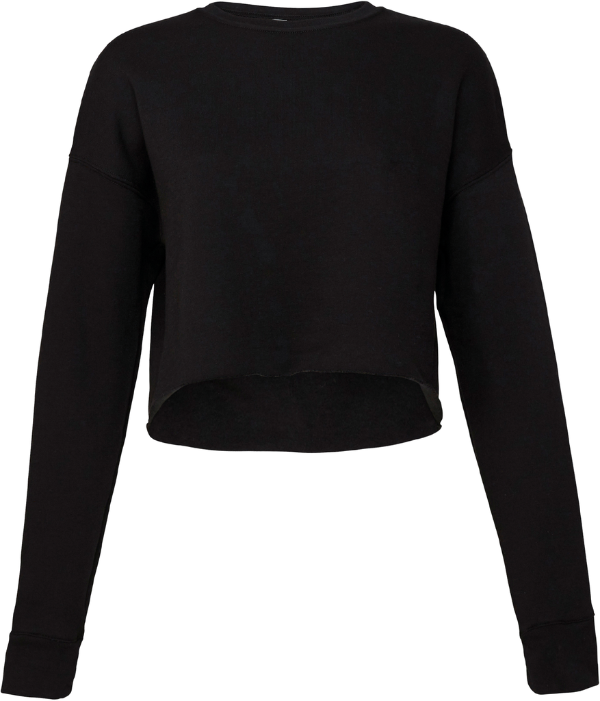 Women's Cropped Crew Fleece - BELLA+CANVAS
