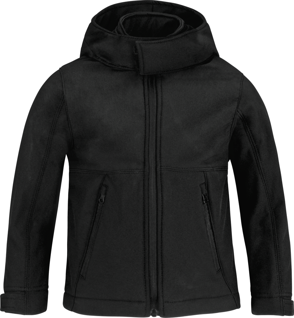 Kids' hooded softshell jacket - B&C