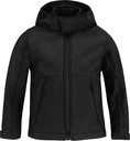 Kids' hooded softshell jacket - B&C