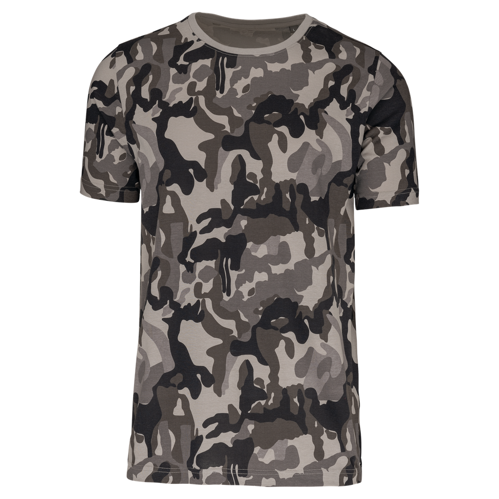 Men's short-sleeved camo t-shirt - Kariban