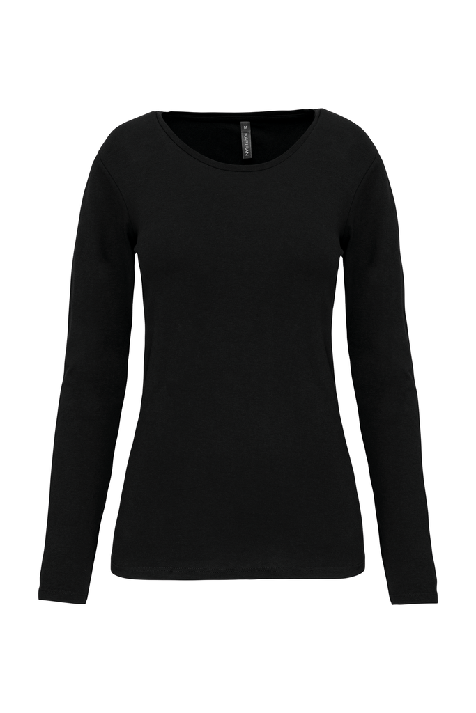 Ladies long-sleeved crew neck t-shirt - Kariban