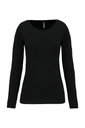 Ladies long-sleeved crew neck t-shirt - Kariban