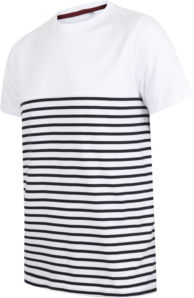 Short sleeved breton t-shirt - Front Row