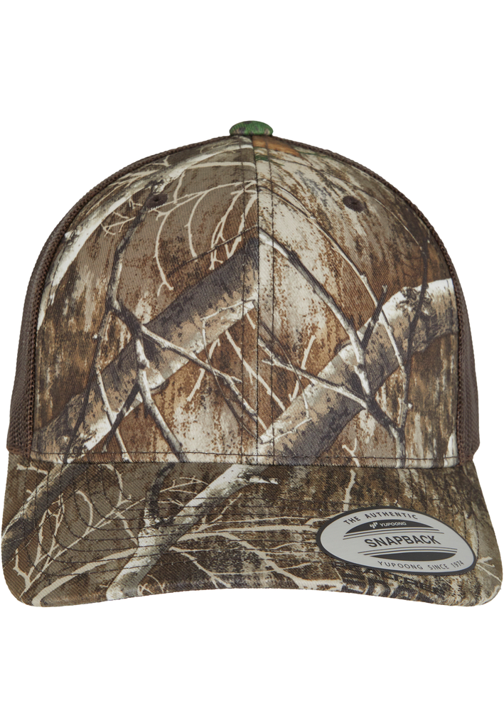 Retro tree camouflage Trucker cap - FLEXFIT