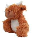 Zipped cow cuddly toy - Mumbles