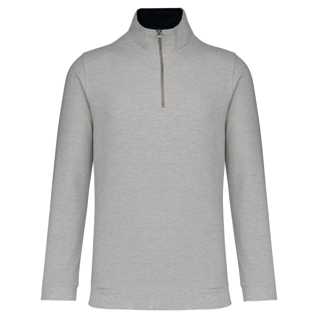 Trucker > Zip neck piqué sweatshirt - Kariban