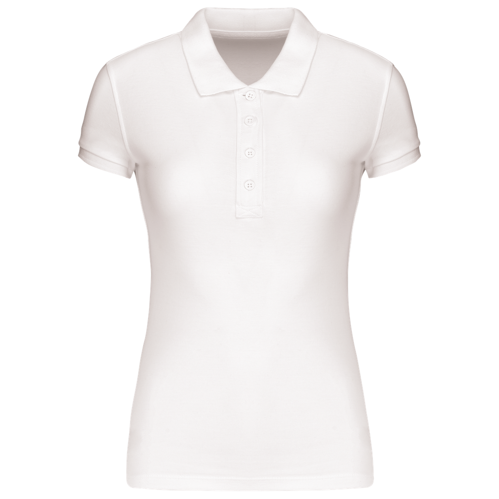 Ladies’ organic piqué short-sleeved polo shirt - Kariban