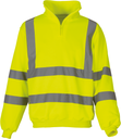 Hi-Vis Zip Neck Sweatshirt - Yoko