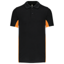 Men's two-tone short sleeved piqué polo shirt - Kariban