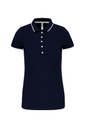 Ladies' short-sleeved piqué knit polo shirt - Kariban