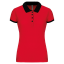Ladies’ two-tone piqué polo shirt - Kariban