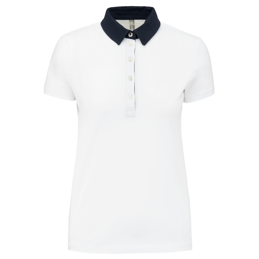 Ladies’ two-tone jersey polo shirt - Kariban