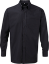 Men's Long-Sleeved Oxford Shirt - Russell