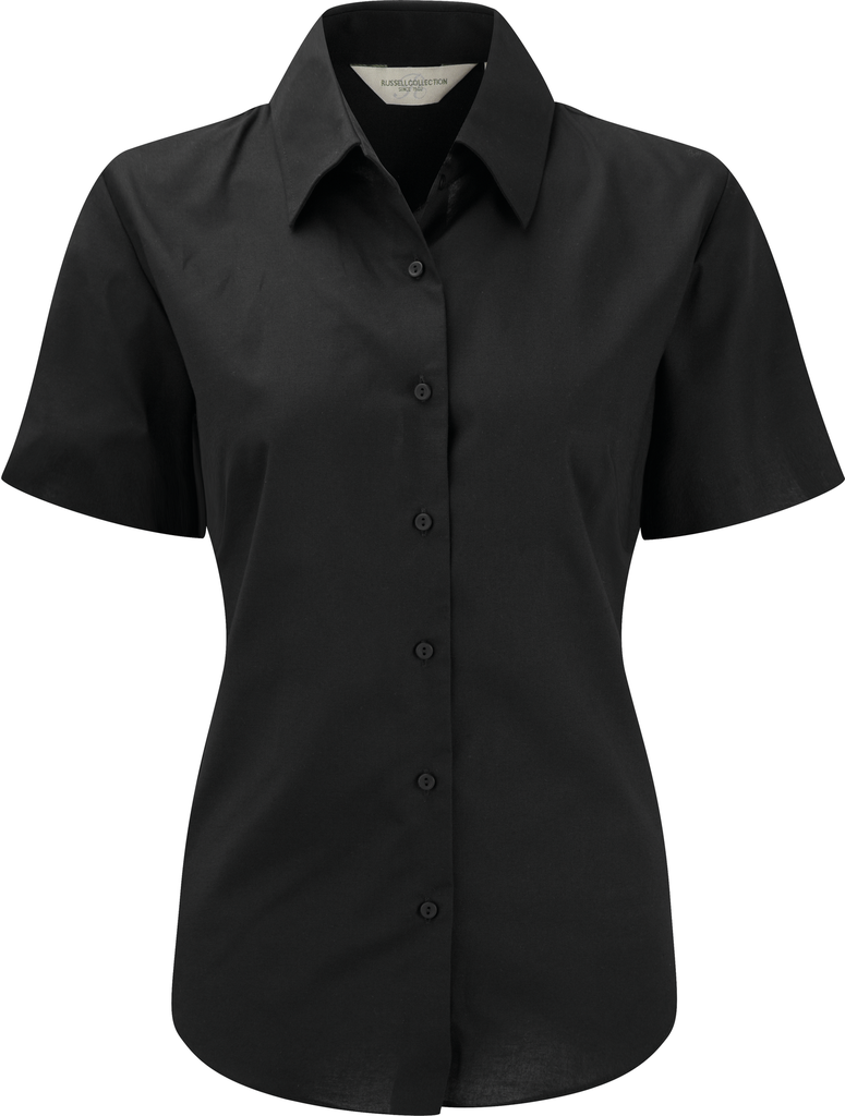 Short-Sleeved Ladies' Oxford Shirt - Russell