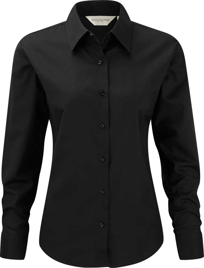 Ladies' Long-Sleeved Oxford Shirt - Russell