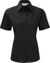 Ladies' Short-Sleeved Polycotton Poplin Shirt - Russell