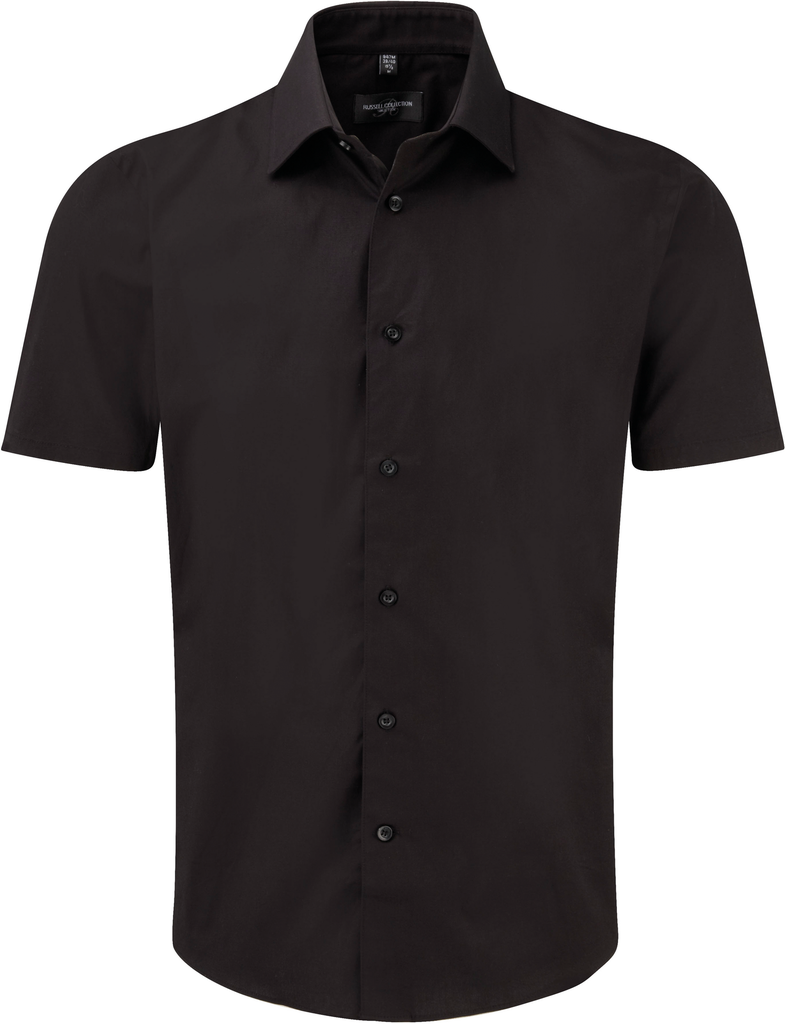 Men's Short-Sleeved Fitted Shirt - Russell