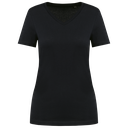 Ladies' V-neck short-sleeved Supima® t-shirt - Kariban Premium