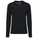 Men's V-neck merino jumper - Kariban Premium