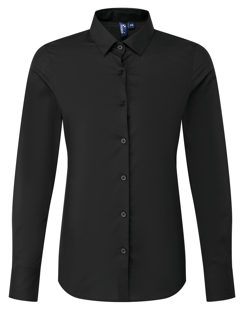 RECYCLIGHT ladies' long sleeve poplin shirt - Premier