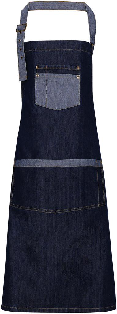 Domain Denim bib apron - Premier