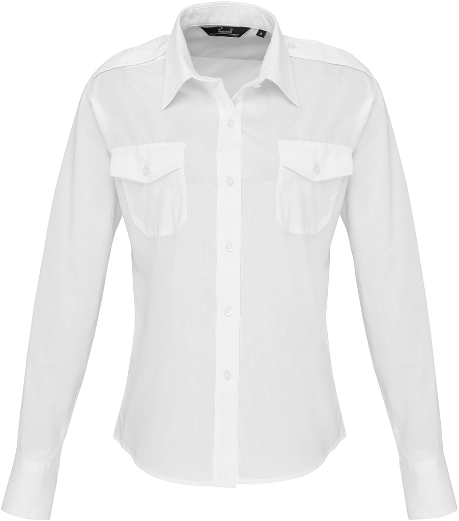 Ladies' Long-Sleeved Pilot Shirt - Premier